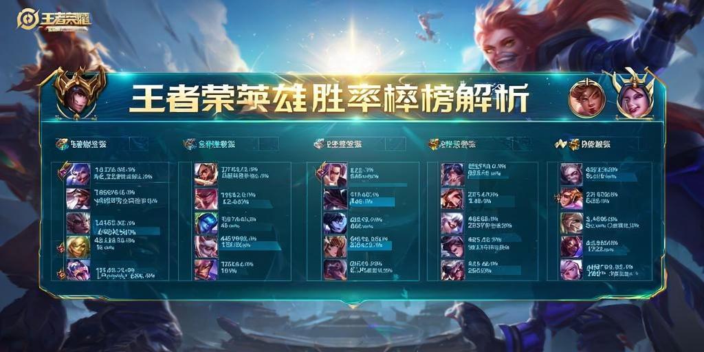 王者荣耀英雄胜率榜解析，谁才是版本答案？